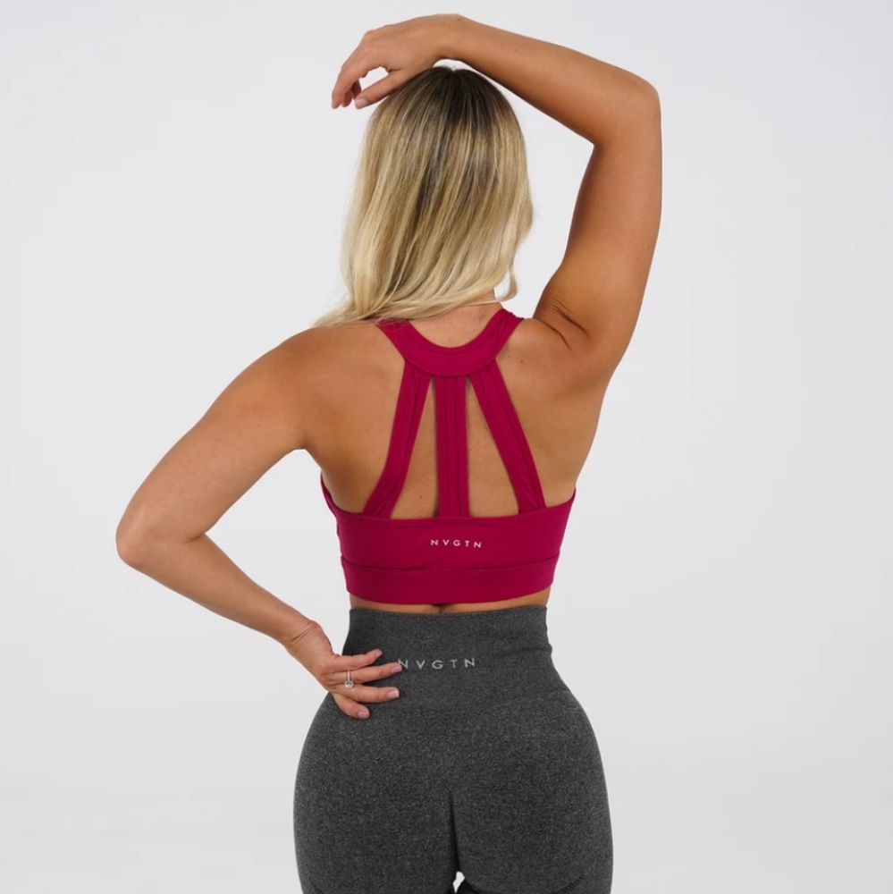 NVGTN trio bra in berry